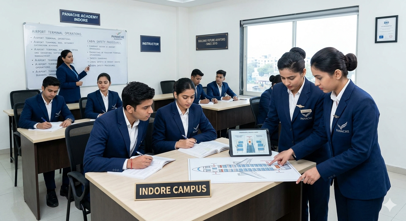 Cabin Crew and Airport Management Course Indore