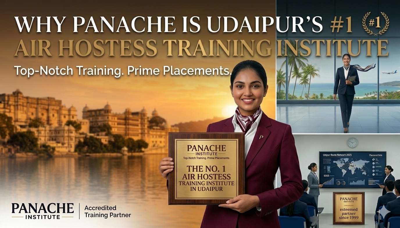 Why Panache is the No.1 Air Hostess Training Institute in Udaipur?