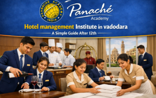Students attending practical hospitality training at Hotel Management Institute in Vadodara