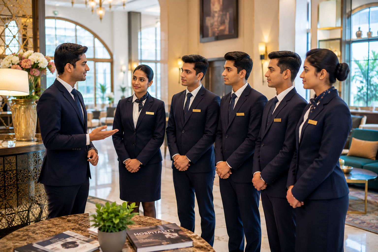 Hotel Management Course in Udaipur practical hospitality training classroom
