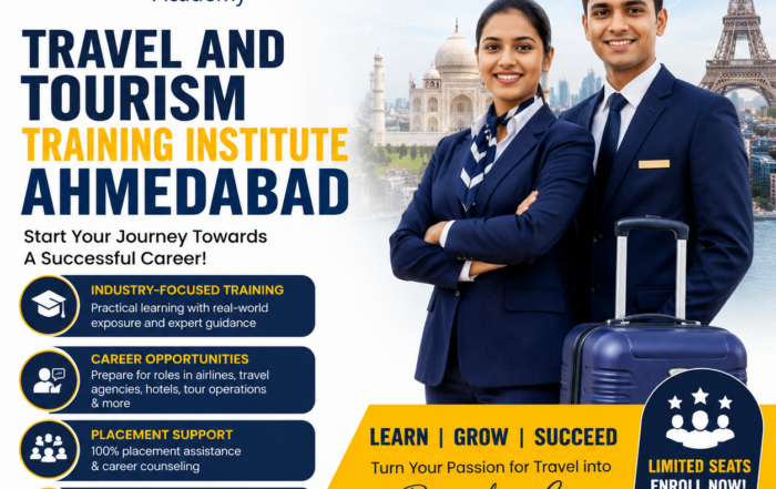 Travel and Tourism Training Institute Ahmedabad by Panache Academy for career training.